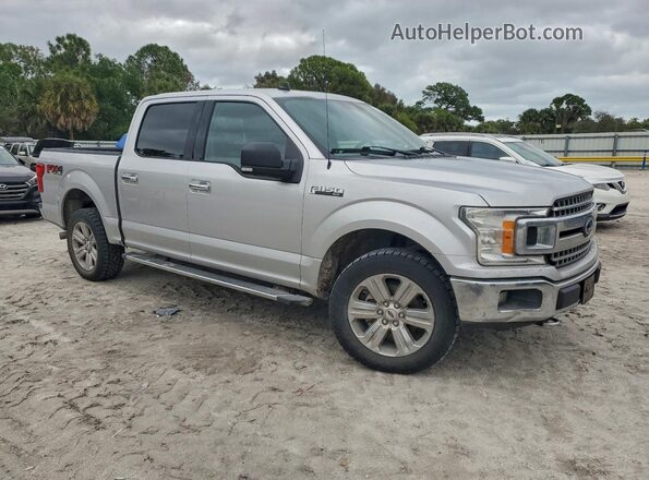 1FTEW1E49KFA54015 2019 FORD F150 Silver Delantero derecho