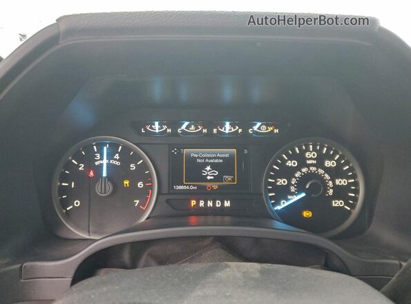 1FTEW1E49KFA54015 2019 FORD F150 Silver Vista del cuadro de instrumentos