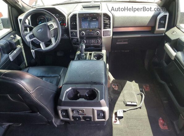 1FTEW1E49KFA97897 2019 FORD F150 Burgundy Dashboard view