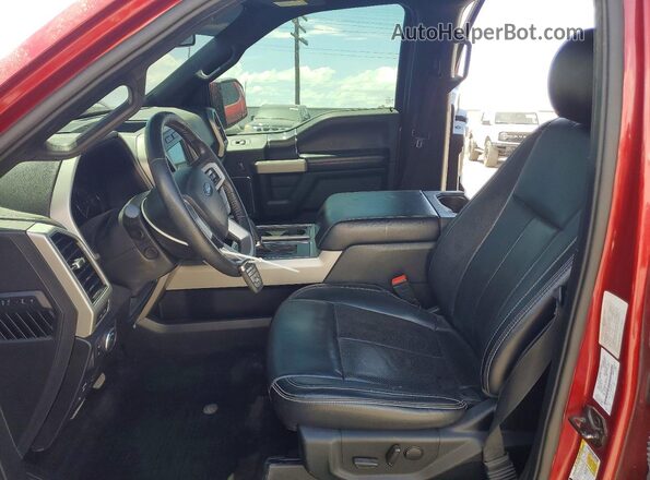 1FTEW1E49KFA97897 2019 FORD F150 Burgundy Front interior view