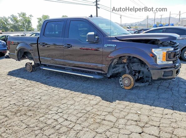 1FTEW1E49KFB05285 2019 FORD F150 Фиолетовый Передняя правая четверть