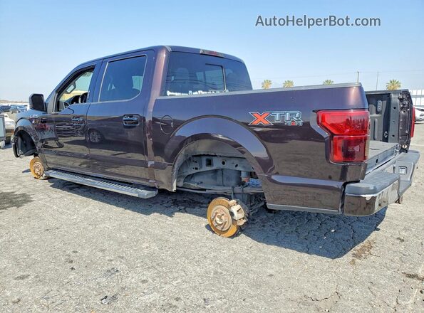 1FTEW1E49KFB05285 2019 FORD F150 Фиолетовый Задняя левая четверть