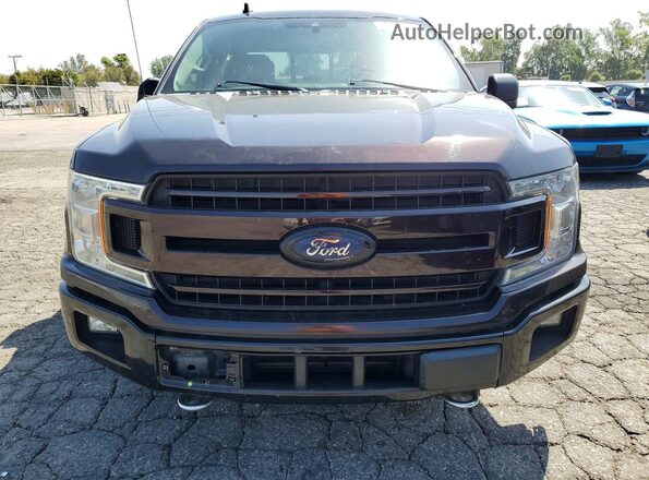 1FTEW1E49KFB05285 2019 FORD F150 Фиолетовый Вид спереди