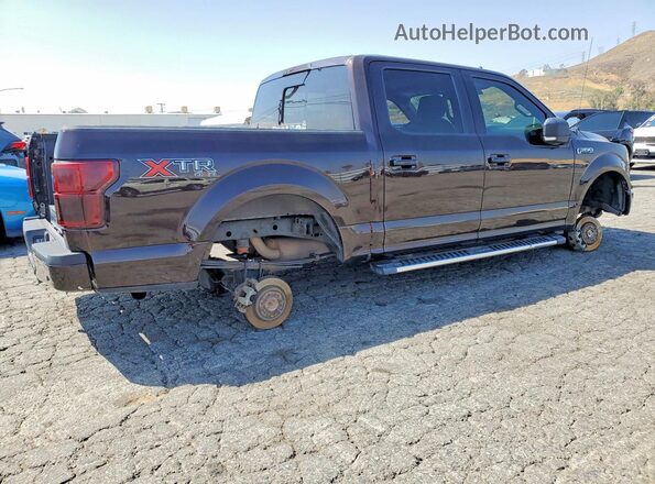 1FTEW1E49KFB05285 2019 FORD F150 Фиолетовый Задняя правая четверть