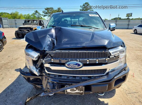 1FTEW1E49KFC22669 2019 FORD F150 Black Вид спереду
