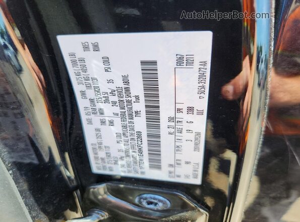1FTEW1E49KFC22669 2019 FORD F150 Black Вид підкапотного простору