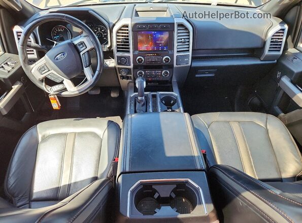1FTEW1E49KFC22669 2019 FORD F150 Black Вид панелі приладів