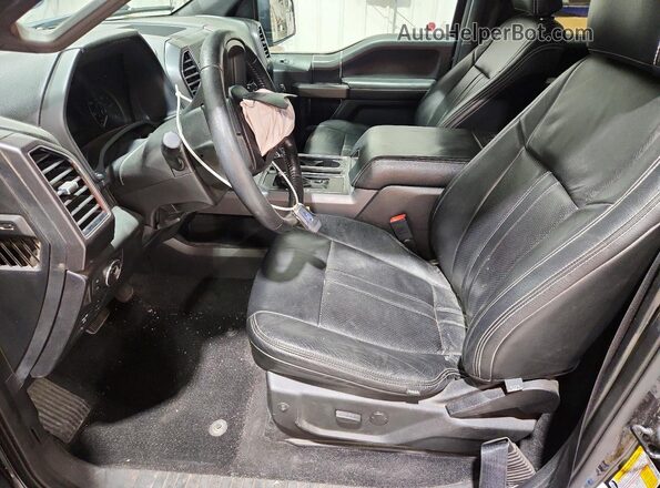 1FTEW1E49KFC36748 2019 FORD F150 Коричневый Вид салона спереди