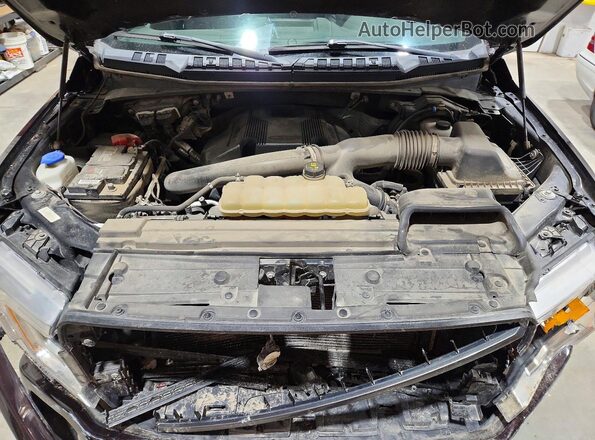 1FTEW1E49KFC36748 2019 FORD F150 Коричневый Вид задней части салона