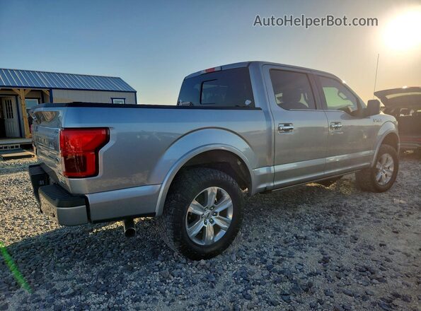1FTEW1E49LFA49933 2020 FORD F150 Silver Trasero derecho