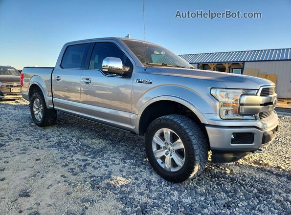 1FTEW1E49LFA49933 2020 FORD F150 Silver Delantero derecho