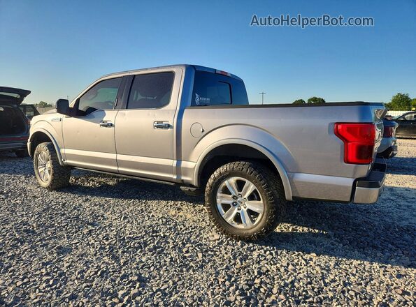 1FTEW1E49LFA49933 2020 FORD F150 Silver Trasero izquierdo