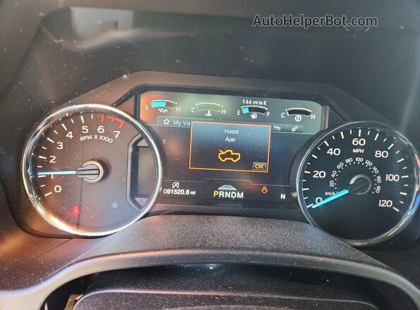 1FTEW1E49LFA49933 2020 FORD F150 Silver Vista del cuadro de instrumentos
