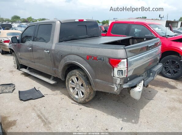 1FTEW1E4XKFD45557 2019 FORD F150 Gray Rear left