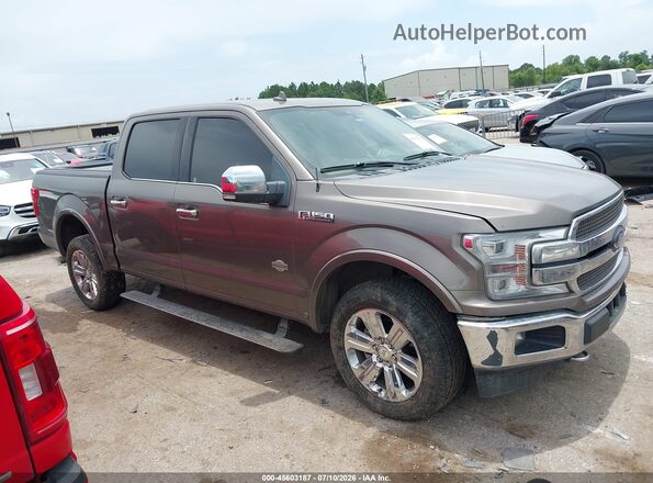 1FTEW1E4XKFD45557 2019 FORD F150 Gray Rear interior view
