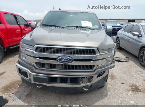1FTEW1E4XKFD45557 2019 FORD F150 Gray Instrument cluster view