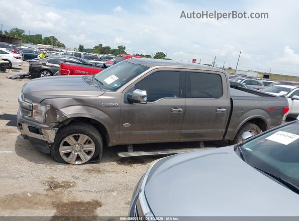 1FTEW1E4XKFD45557 2019 FORD F150 Gray 360 interior view