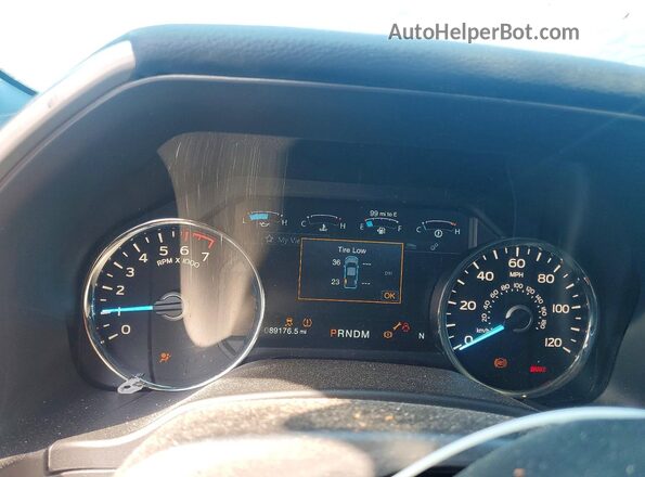 1FTEW1E4XLFA09294 2020 FORD F150 Gray Սարքավորումների վահանակի տեսք