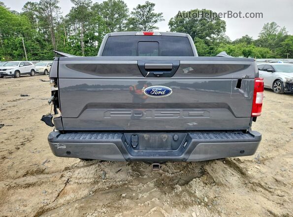 1FTEW1E50JFA42438 2018 FORD F150 Серый Вид сзади