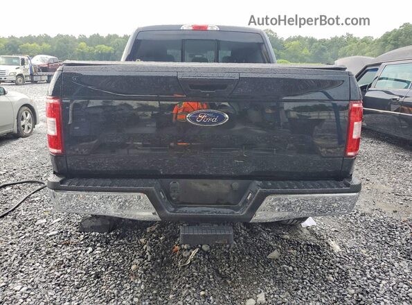 1FTEW1E50JFC81780 2018 FORD F150 Black Widok z tyłu