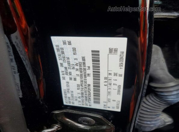 1FTEW1E50JFC81780 2018 FORD F150 Black Widok komory silnika