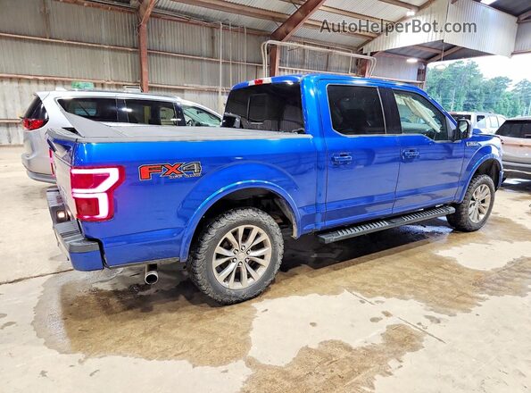 1FTEW1E50JFD36812 2018 FORD F150 Синий Задняя правая четверть