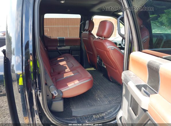 1FTEW1E50JFD50628 2018 FORD F150 Black Vista de la etiqueta del VIN