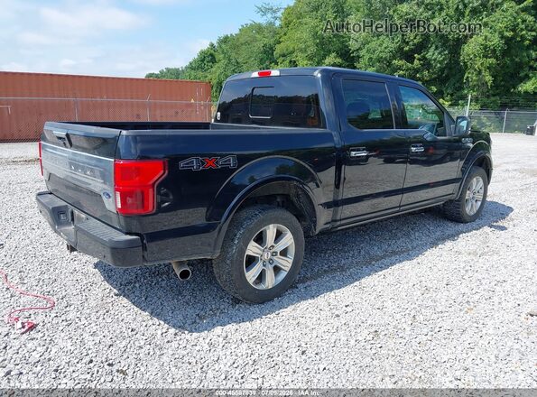 1FTEW1E50JFD50628 2018 FORD F150 Black Trasero derecho