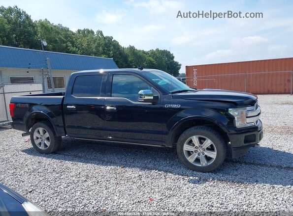 1FTEW1E50JFD50628 2018 FORD F150 Black Vista interior trasera
