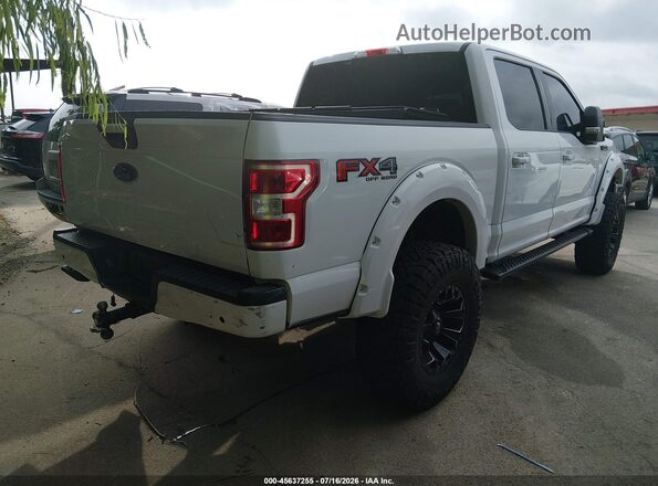 1FTEW1E50JKF27041 2018 FORD F150 Белый Задняя правая четверть
