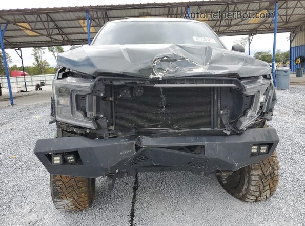 1FTEW1E50JKF49184 2018 FORD F150 Gray Vista frontal