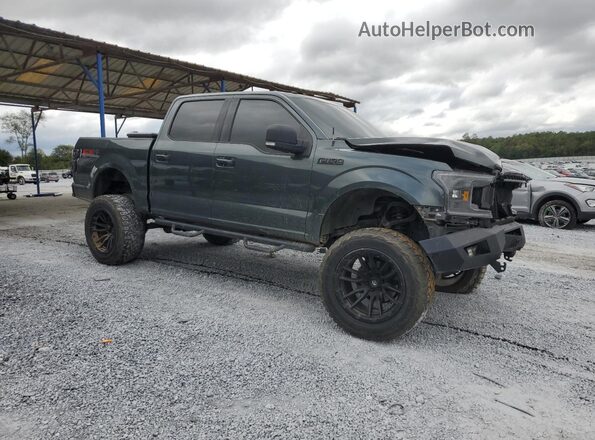 1FTEW1E50JKF49184 2018 FORD F150 Gray Delantero derecho