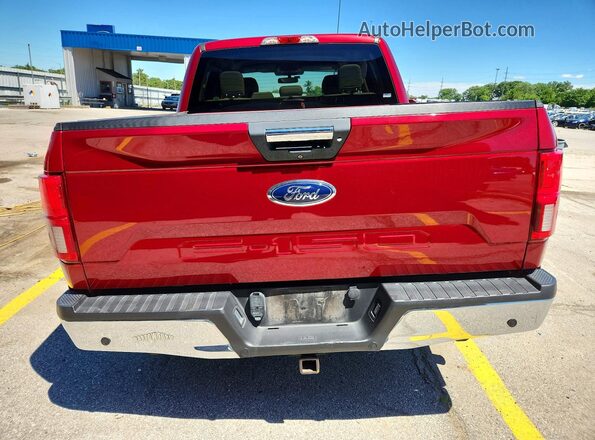 1FTEW1E50KFC54953 2019 FORD F150 Maroon Vista trasera