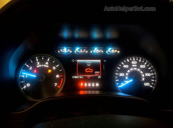 1FTEW1E50LKE79964 2020 FORD F150 Gray ხელსაწყოთა პანელის ხედი
