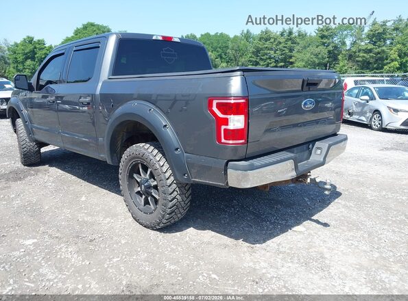 1FTEW1E51JFA02529 2018 FORD F150 Black Tył lewy