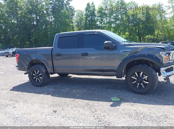 1FTEW1E51JFA02529 2018 FORD F150 Black Widok wnętrza z tyłu