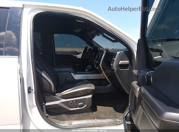 1FTEW1E51JFC39554 2018 FORD F150 White წინა სალონის ხედი