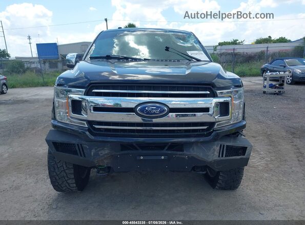 1FTEW1E51JFC64258 2018 FORD F150 Черный Вид щитка приборов