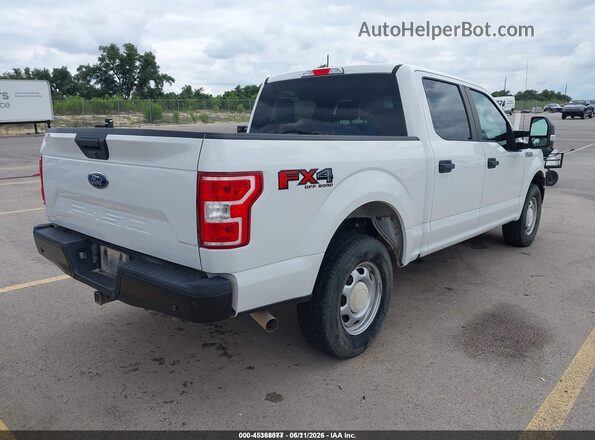 1FTEW1E51JFD05102 2018 FORD F150 White Trasero derecho