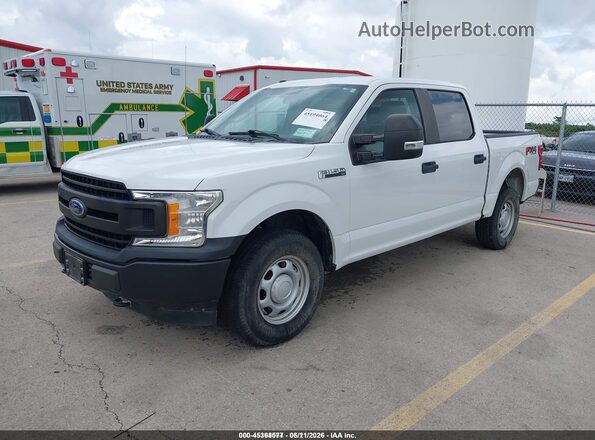 1FTEW1E51JFD05102 2018 FORD F150 White Vista tres cuartos delantera izquierda