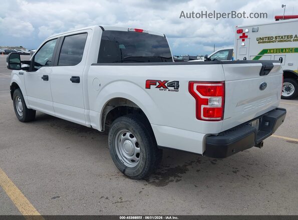 1FTEW1E51JFD05102 2018 FORD F150 White Trasero izquierdo