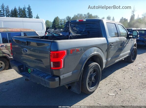 1FTEW1E51JFD21039 2018 FORD F150 Gray Հետևի աջ