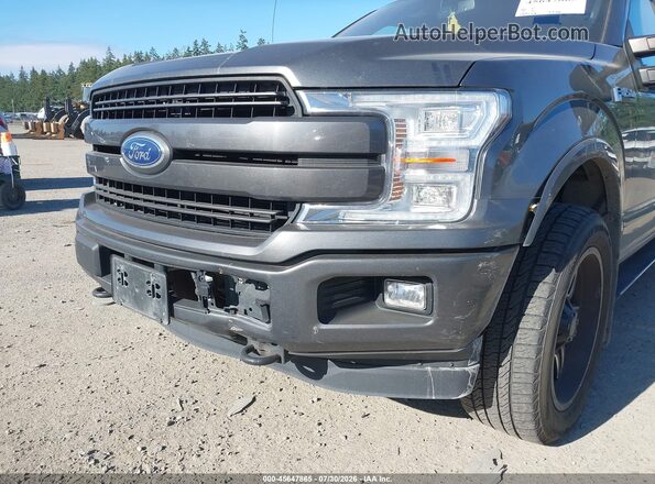 1FTEW1E51JFD21039 2018 FORD F150 Gray Դիմացի տեսք