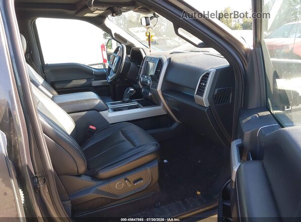 1FTEW1E51JFD21039 2018 FORD F150 Gray Սալոնի դիմացի տեսք