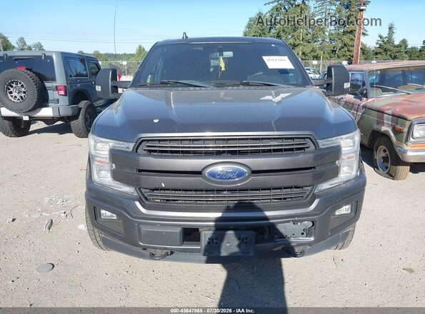 1FTEW1E51JFD21039 2018 FORD F150 Gray Սարքավորումների վահանակի տեսք