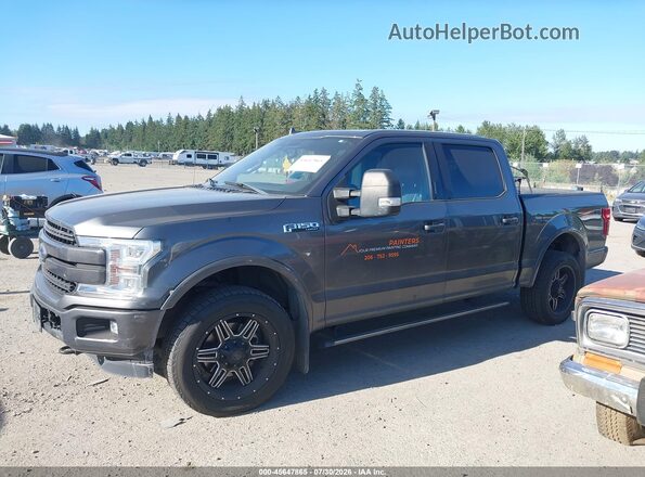 1FTEW1E51JFD21039 2018 FORD F150 Gray Սալոնի 360 աստիճան տեսք