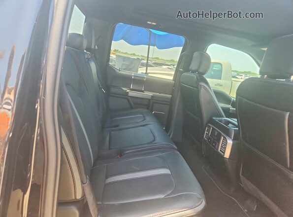 1FTEW1E51JFD42358 2018 FORD F150 Black Հետևի նստատեղերի տեսք