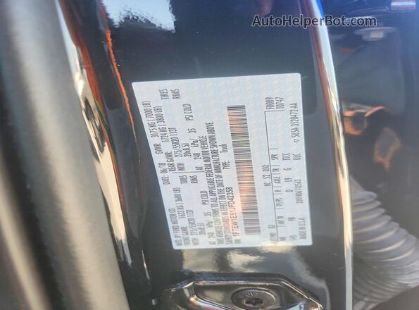 1FTEW1E51JFD42358 2018 FORD F150 Black Շարժիչի բաժամունքի տեսք