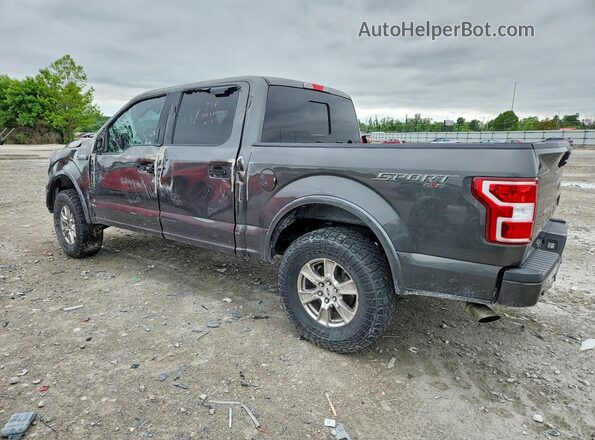 1FTEW1E51JKD19301 2018 FORD F150 Gray Հետևի ձախ