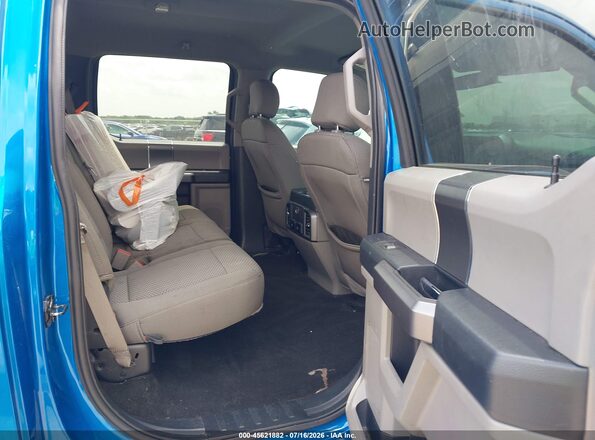 1FTEW1E51LFA12903 2020 FORD F150 Blue Vista de la etiqueta del VIN
